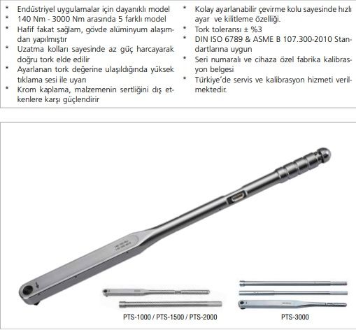 Gav PTS-2000 Mekanik Tork Anahtarı