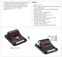Gav ETT-500N Dijital Tork Test Cihazı
