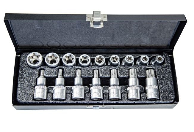 NT Tools 1/2 16 Pc E-Tipi Ve Normal Torx Seti