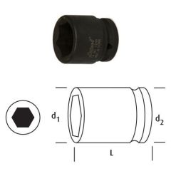 OSAKA 1/4 - 04-14MM ÖLÇÜ ARALIĞI HAVALI LOKMA - KISA