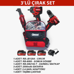 3'lü Çırak Set ARM Professional