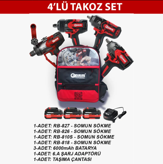 4'lü Takoz Set ARM Professional