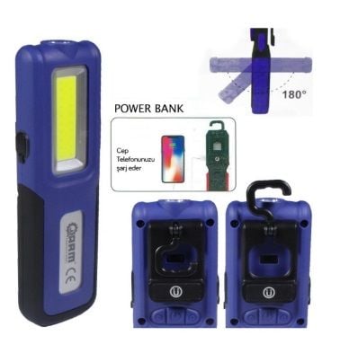 Arm 420 Lümen Powerbank Fener ESEN-109