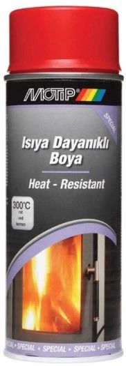 Motip Isıya Dayanıklı Kırmızı Sprey Boya 500 ml